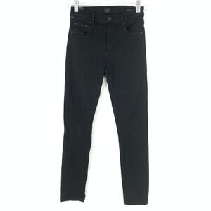 Citizens of Humanity Women's Size 26P High Rise Skinny Rocket Jeans Black
